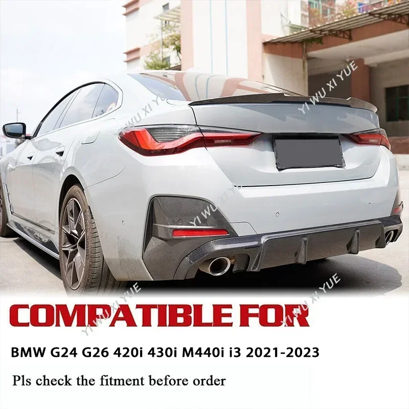 

For BMW G24 G26 I4 430i M440i Gran Coupe 2021-2023 4 Door Car Rear Trunk Spoiler Wing Car Tail Wing Accesorios Para Vehículos