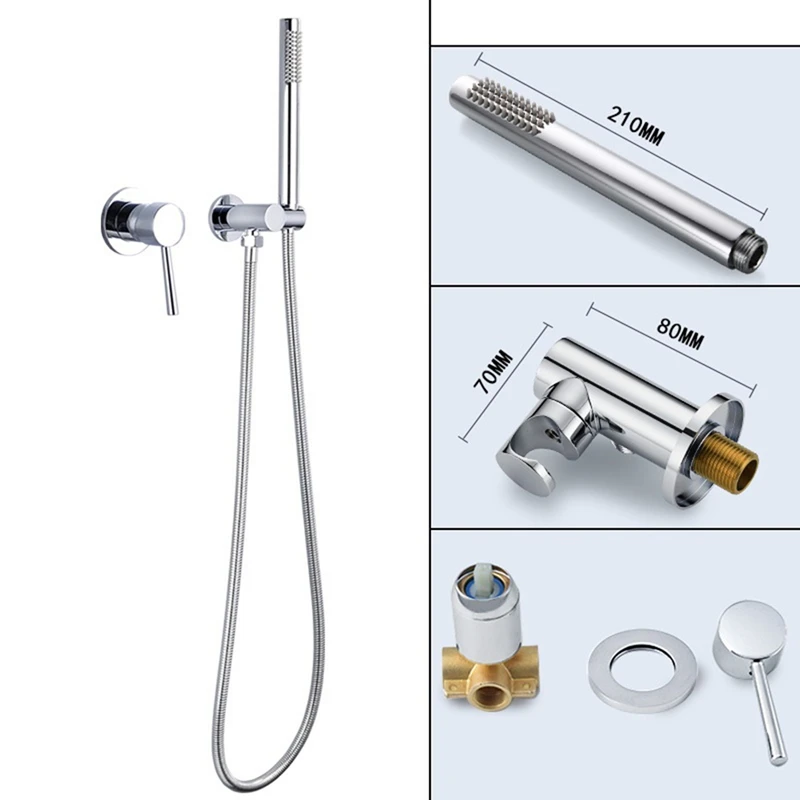 TKOH-Wall Mounted Hot And Cold Water Showerhead Shower Set Shower Set