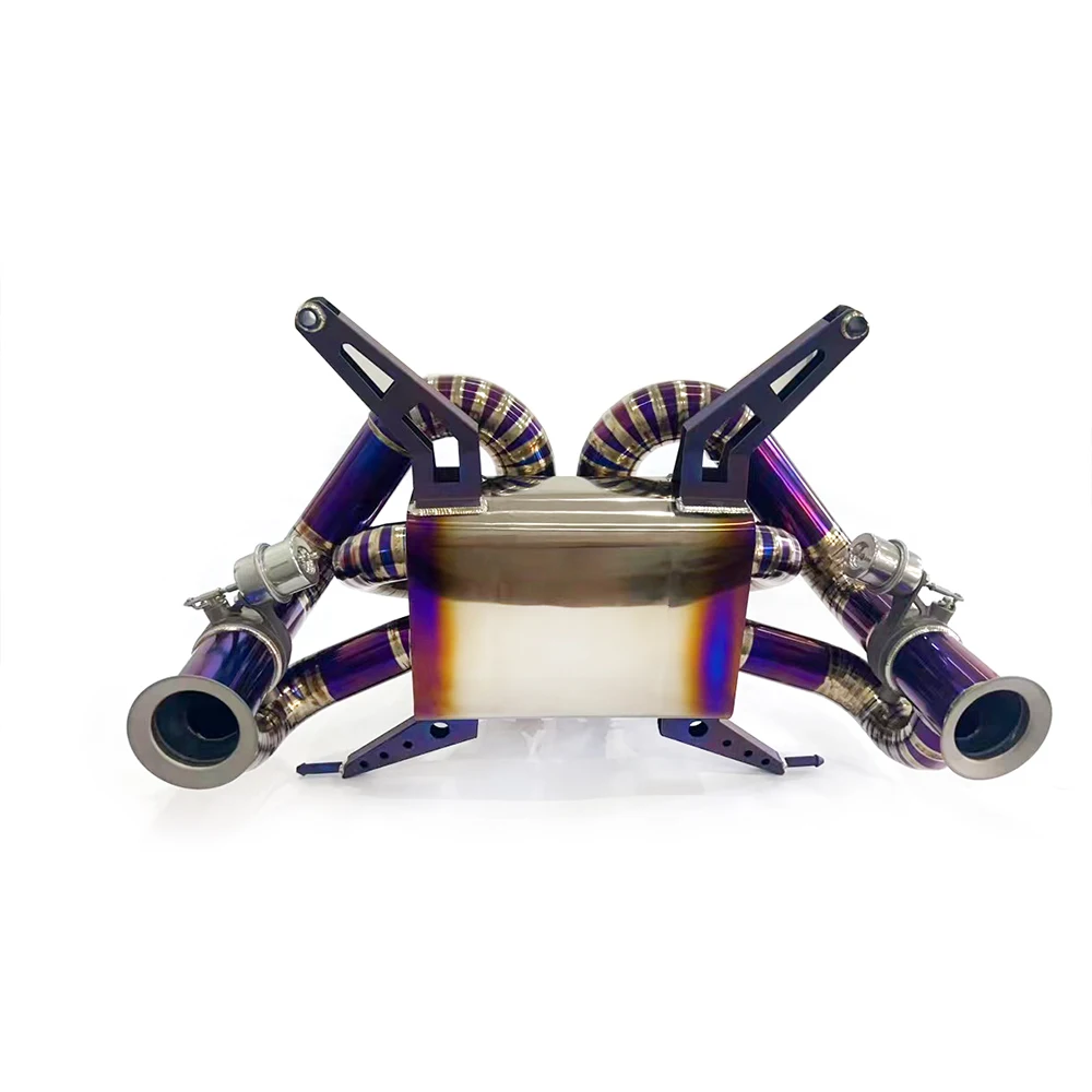 Titanium Alloy Performance Car Accessories Suitable for Aventador 6.5 LP700-4 2011-2016 Cat Back Exhaust Pipe