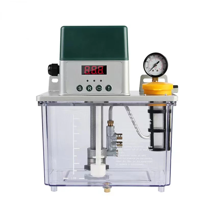 AC220V 2L Electric automatic oil pump thin oil resistance lubrication system for lathe machine electromagnetic pump