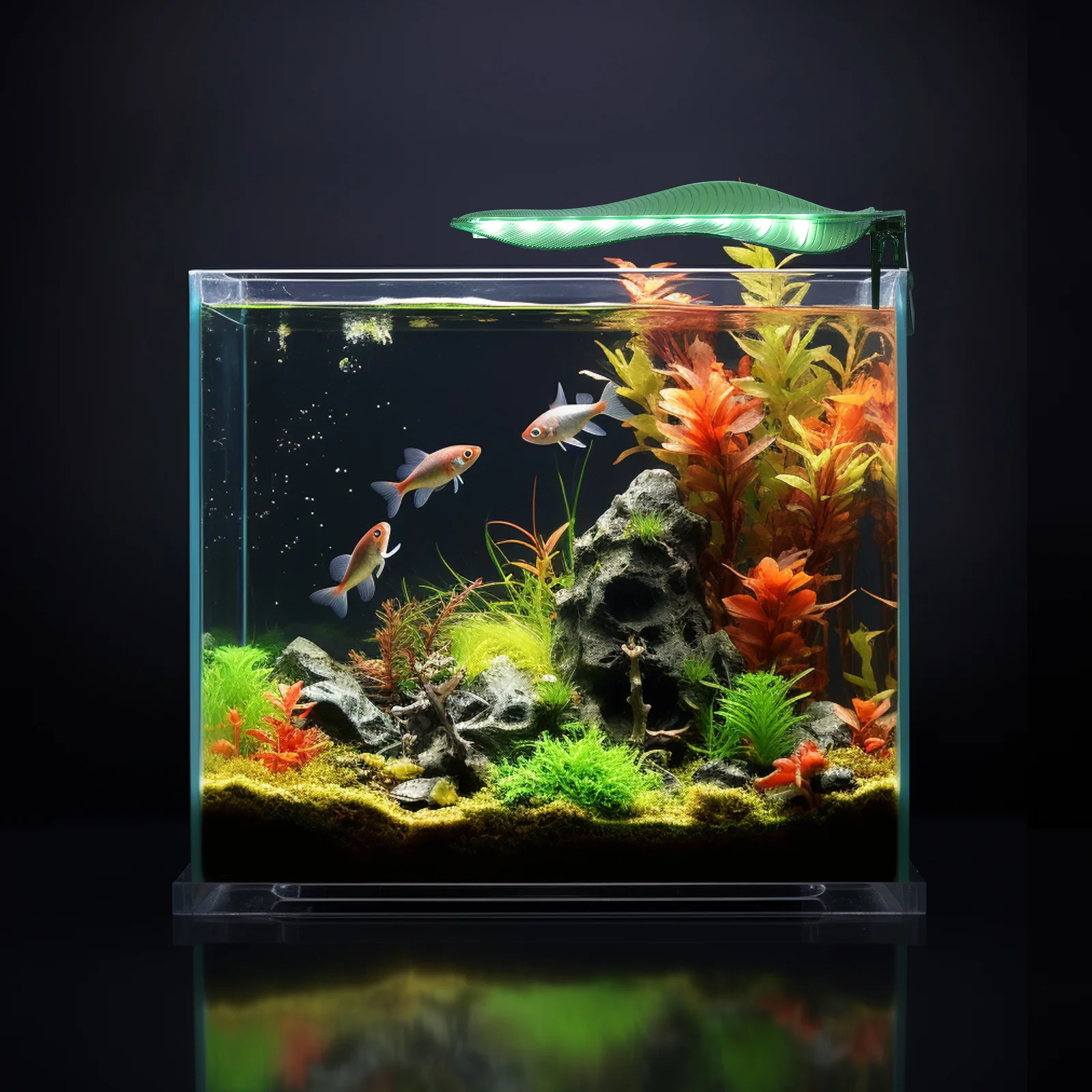 

Led Fish Tank Light High Brightness Clip-On Aquarium Lamp Usb-Powered Waterproof Compact For Small Tank Lighting Pet