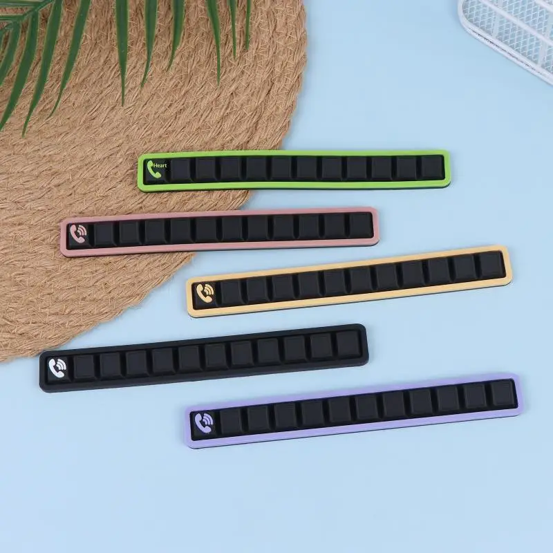 Car Temporary Parking Phone Number Plate Luminous Digits Lightweight Portable No Trace Paste for Car Temporary Parking - view 3