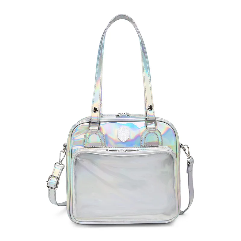 Japanese daily commuter student backpack square casual tote bags large food volume simple portable shoulder bag women's lta bags
