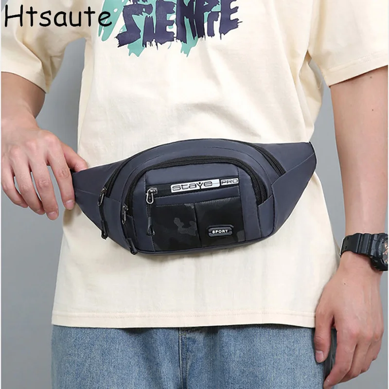 

Men's Chest Packs Messenger Bags Waist Bag Outdoor Sports Cross Shoulder Bag Pack High Quality Waterproof Casual Waist pack