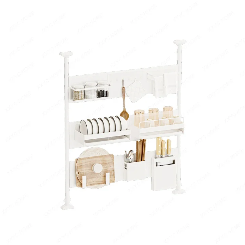 

kitchen shelves are freely matched, cabinets, dishes, dishes, drains, windows, windowsills, storage racks