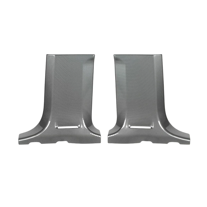 Car B-pillar Anti-kick Protection Panel Fit for Chery ICAR V27 2026 Modified Carbon Fiber Textured Scratch-resistant Panel