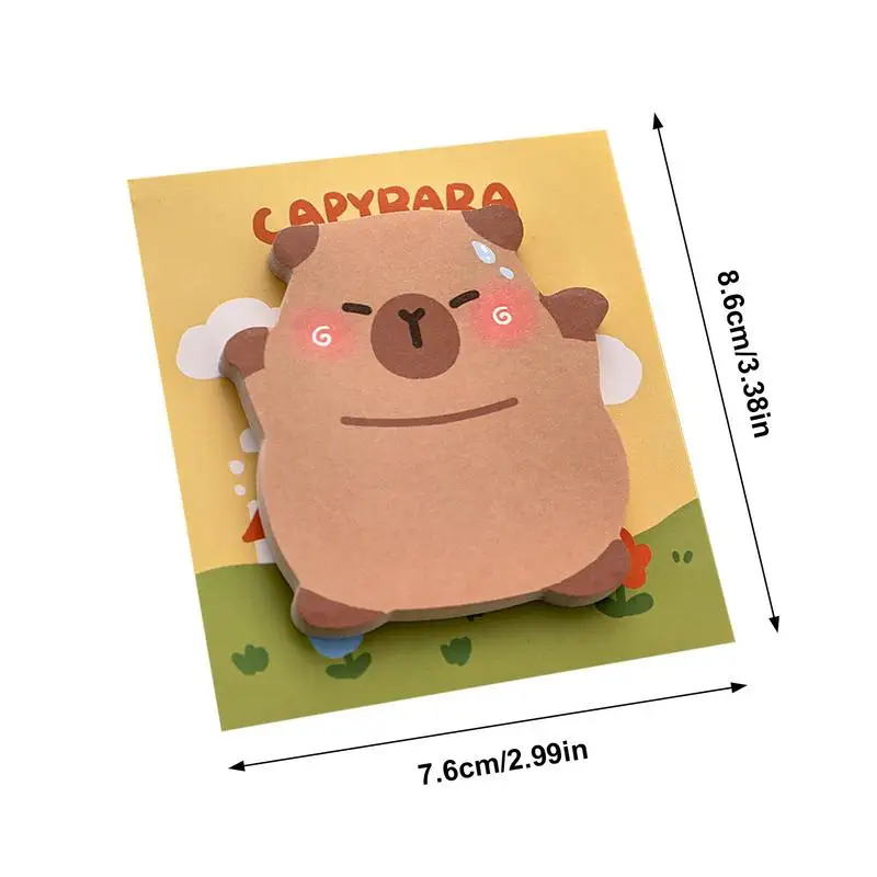 Animal Writing Memo Pages Sticky Notes Vivid Colors Memo Pads Bright Erasable Note Pads Versatile Memo Pages For Home Offices