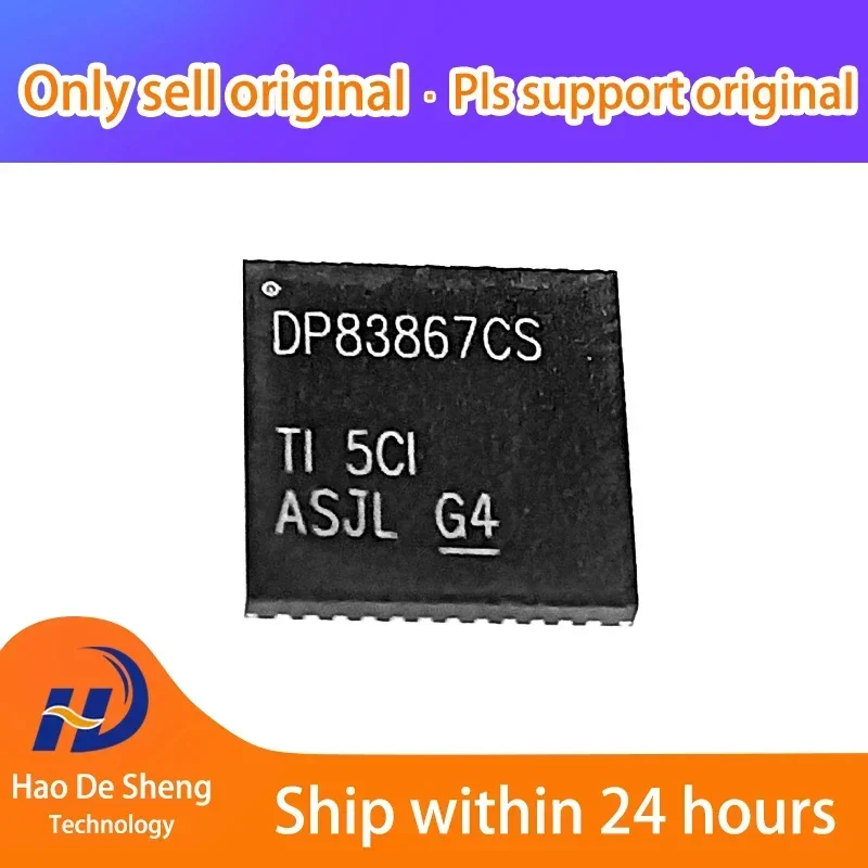 1PCS  DP83867CSRGZR DP83867 Logo DP83867CS VQFN48 New Original In Stock, electronic components supplies