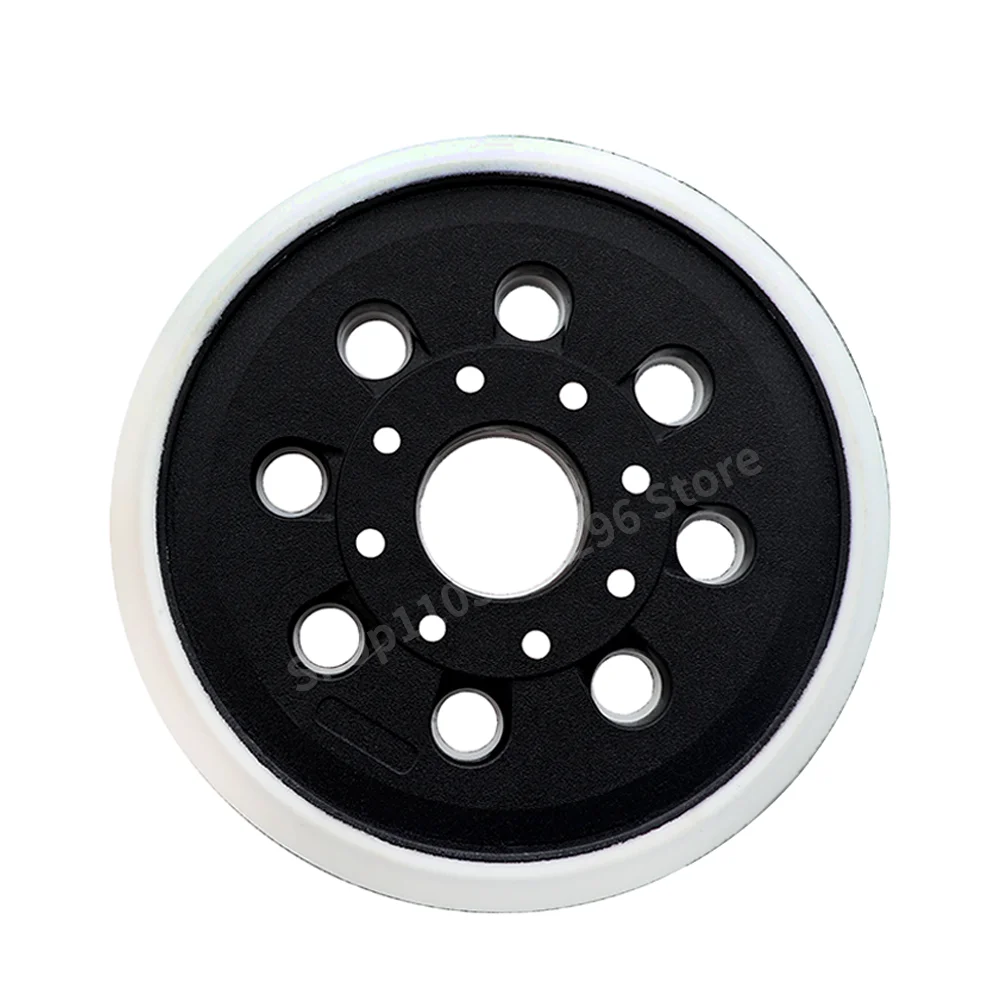 lixadeira orbital gancho e loop backing pad para bosch almofada de lixamento aleatoria rs034 rs035 125 mm hole 1pc 01