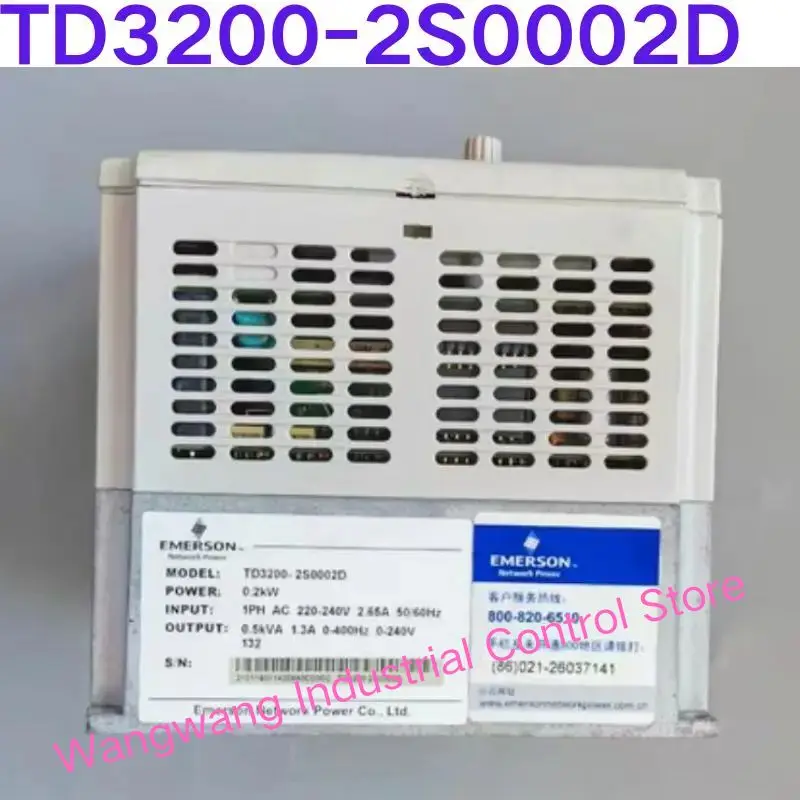 Second-hand test OK , TD3200-2S0002D power 0.2KW elevator door motor frequency converter