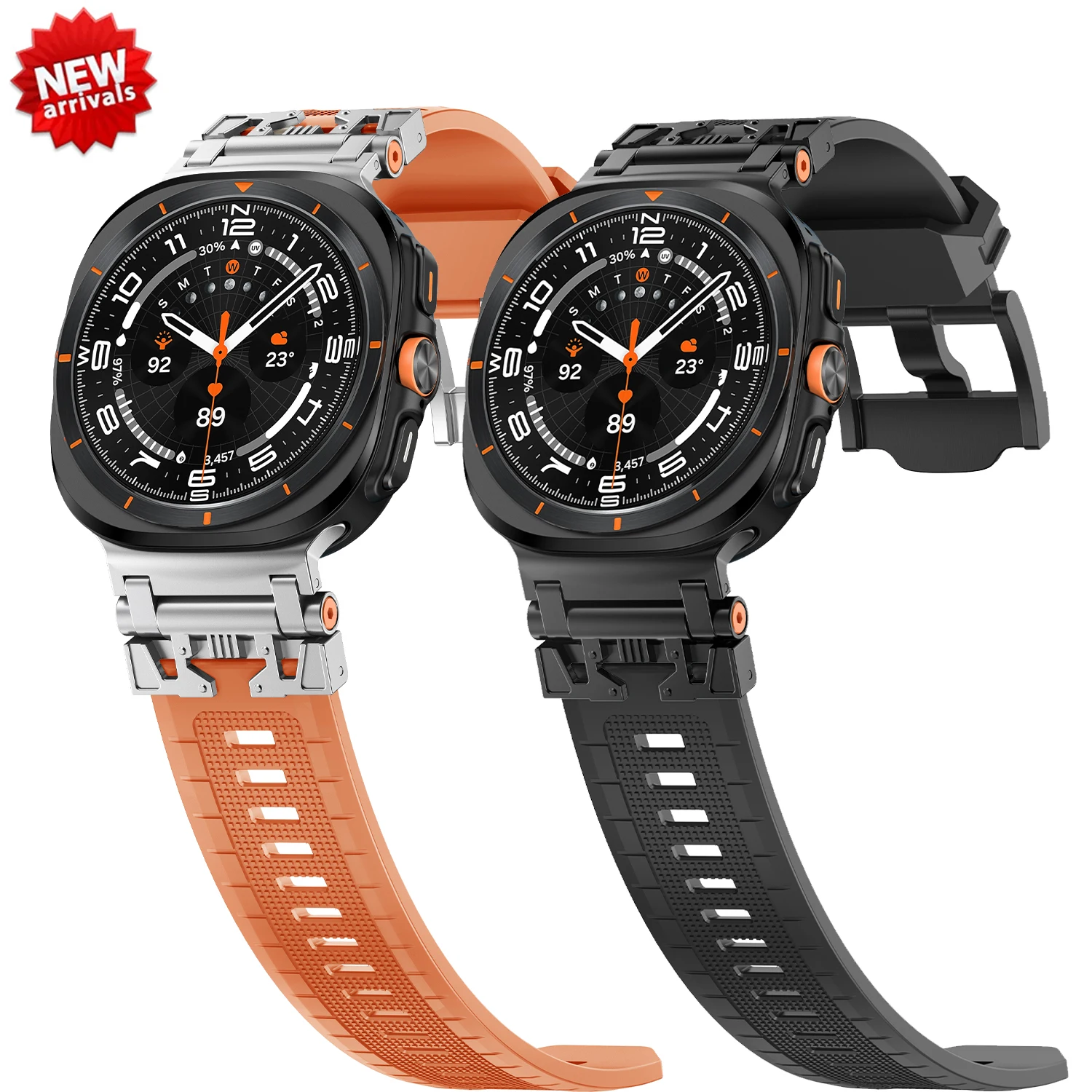 TPU Armor Band for Samsung Galaxy Watch Ultra 47mm Loop Bracelet for galaxy ultra 47mm No Gaps Silicone Strap Sports Correa