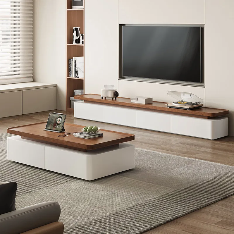Living Room Floor Tv Stand Aesthetic Bedroom White Gaming Modern Tv Stands Drawers Black Wooden Meubles Tv De Salon Furnitures