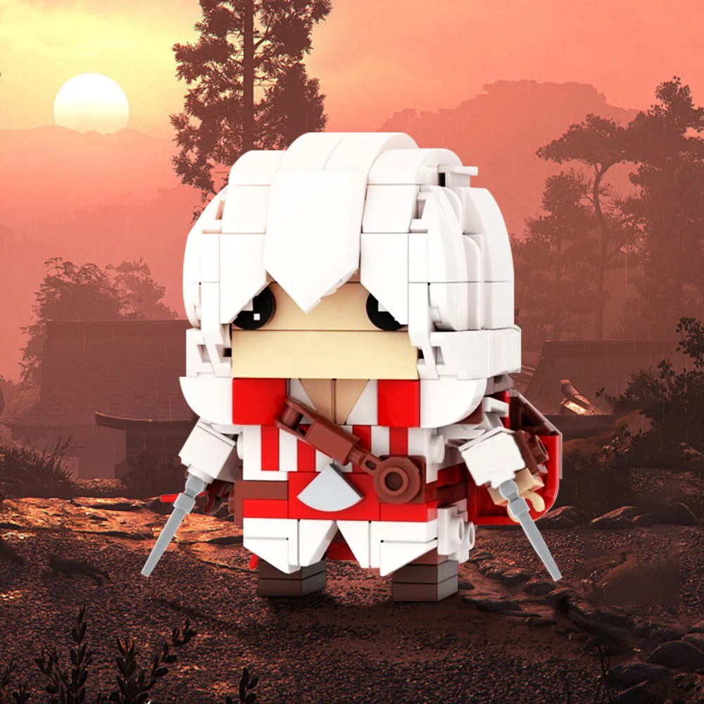MOC Ezio Auditores da Firenzes Brickheadz اللبنات نموذج عمل الشكل الطوب لتقوم بها بنفسك تجميعها لعبة للأطفال هدية