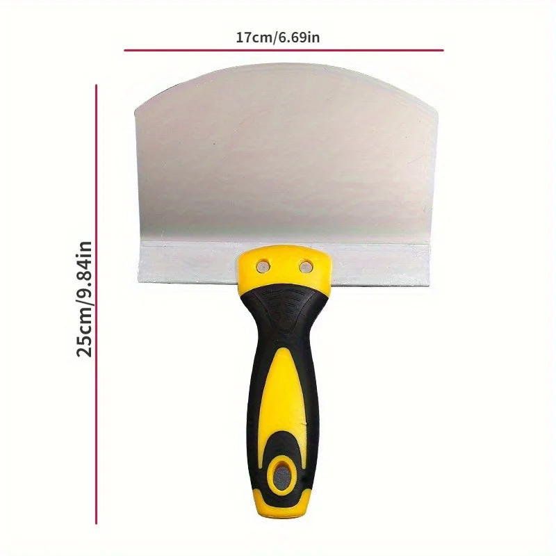 Arc-Shape Shovel Putty Knife Scraper Hand Tool For Drywall Finishing Plaster Trowel Scraper Putty Tool Plastic Curved Shovel