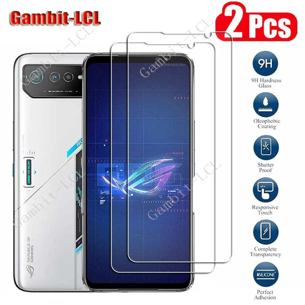 2PCS 9H Original Tempered Glass For ASUS ROG Phone 6 Pro 6.78