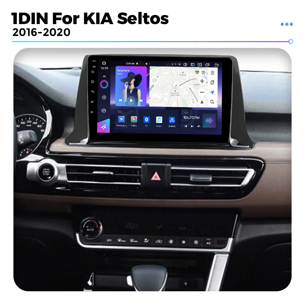 Android13 For KIA Seltos 2016-2020 Intelligent Car Systems Multimedia Player for GPS DSP 4G WIFI Carplay Auto BT5.0 8Core 8+256G