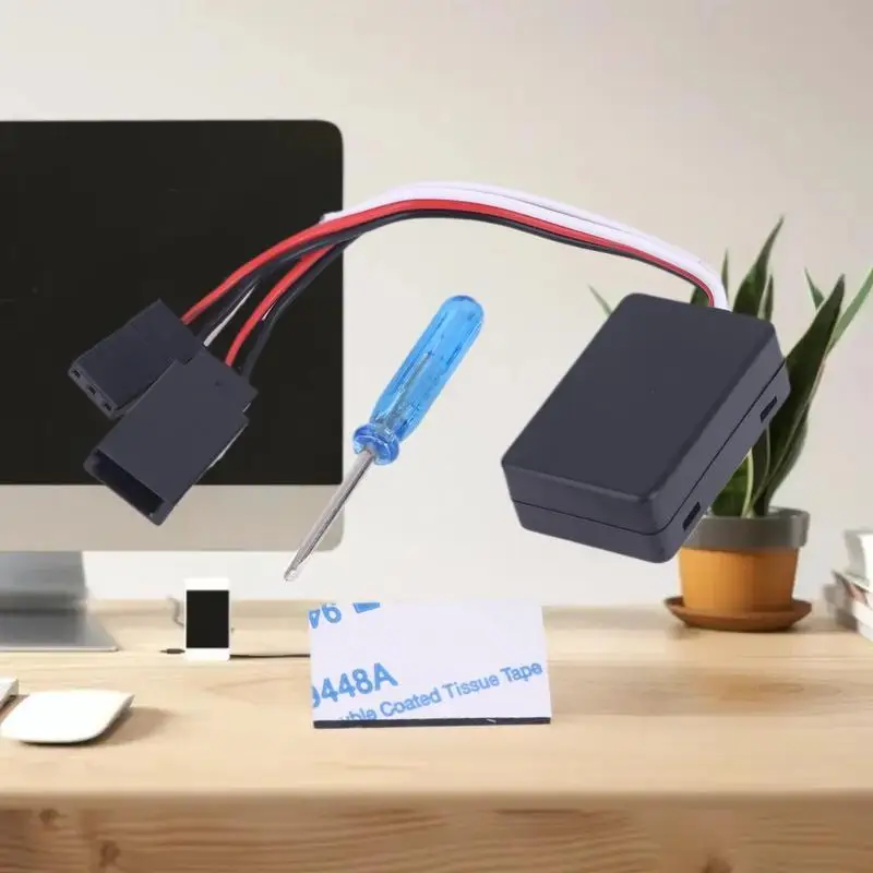 Professional RX-7D Mini Gyro for RC Car Boat Racing - 4.8-7.4V DC, Universal Digital/Analog Transmitter Receiver