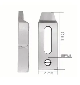 1 Buah Penjepit Pemegang Jig Baja Tahan Karat EDM Kawat 70-90mm Sekrup M8 Cakar Bubut CNC untuk Mesin EDM Potong Kawat Sodick DWC 10 dwc penjualan terbaik - №