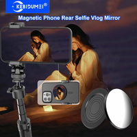Magnetic Phone Rear Selfie Vlog Mirror HD Photo Assist Camera Convex Mirror for iPhone Photography Accessories Streaming Selfie