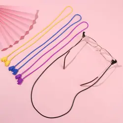Durable Silicone Glasses Strap High Elastic Anti-Slip Eyeglasses Rope Neck Cord Lightweight Eyewear Lanyard Glasses Chain