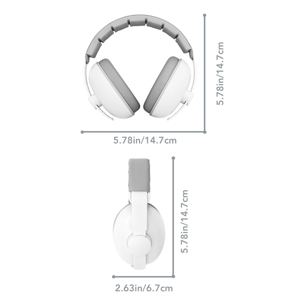 Protection auditive pour bébé, 1 pièce, casque antibruit pour le sommeil et les voyages, Protection auditive avec conception extensible