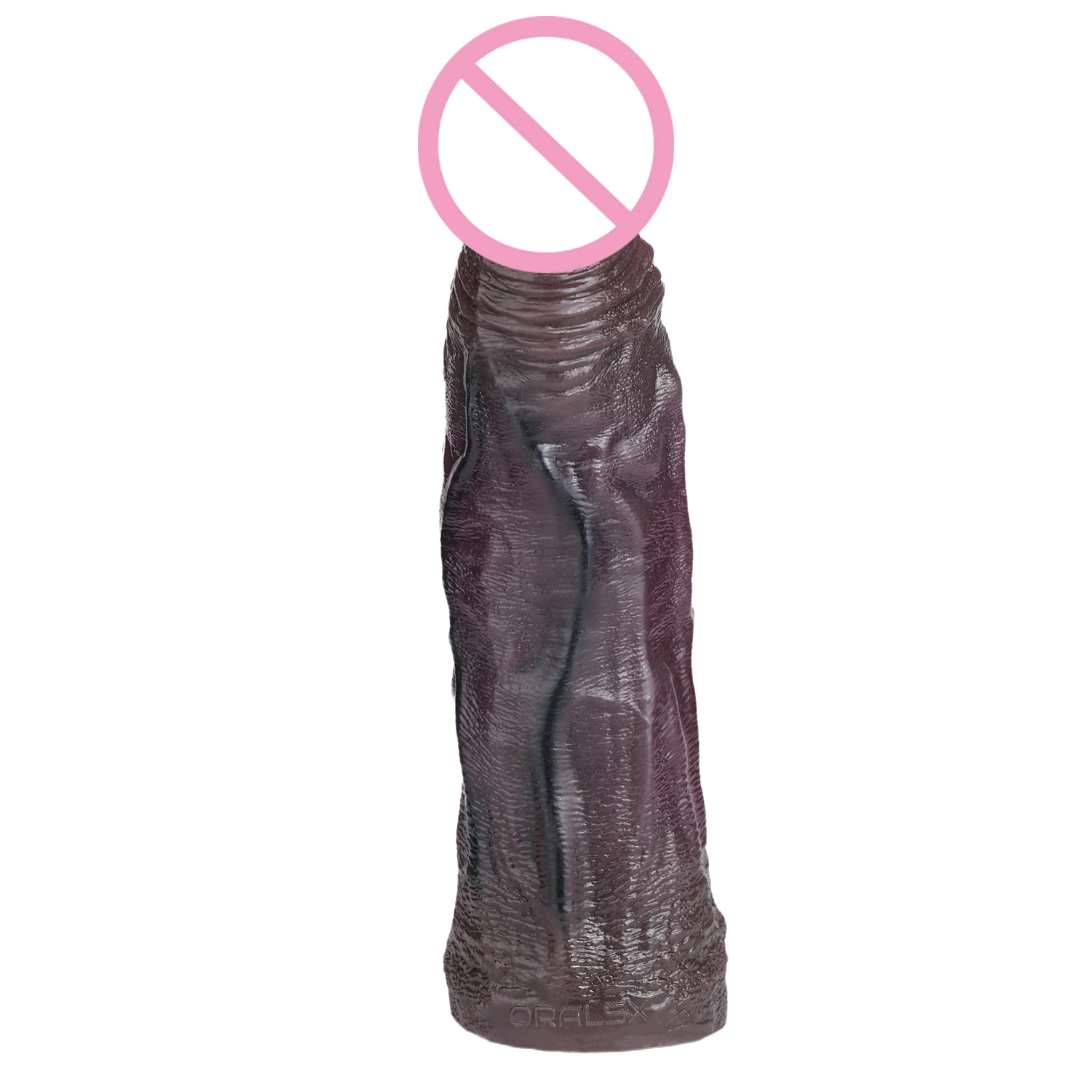 SXXY Ultra Soft Realistic Black Penis Sleeve Male Extender Lifelike Hollow Dildo  Body Safe Cock Enhancement Toy Intimate Goods view 6