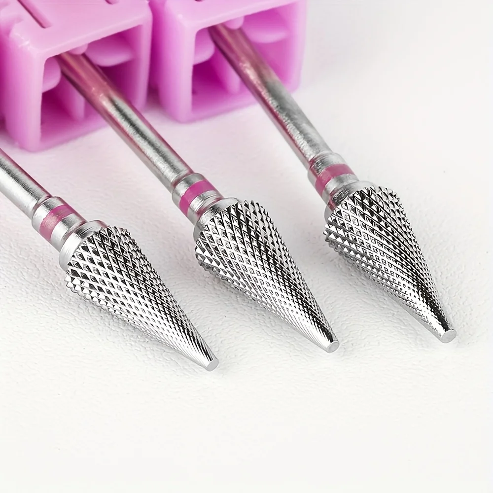 1PC Purple Nail Drill Bit for Removing Gel Polish Manicure Pedicure Acrylic Professional Electric Home Salon