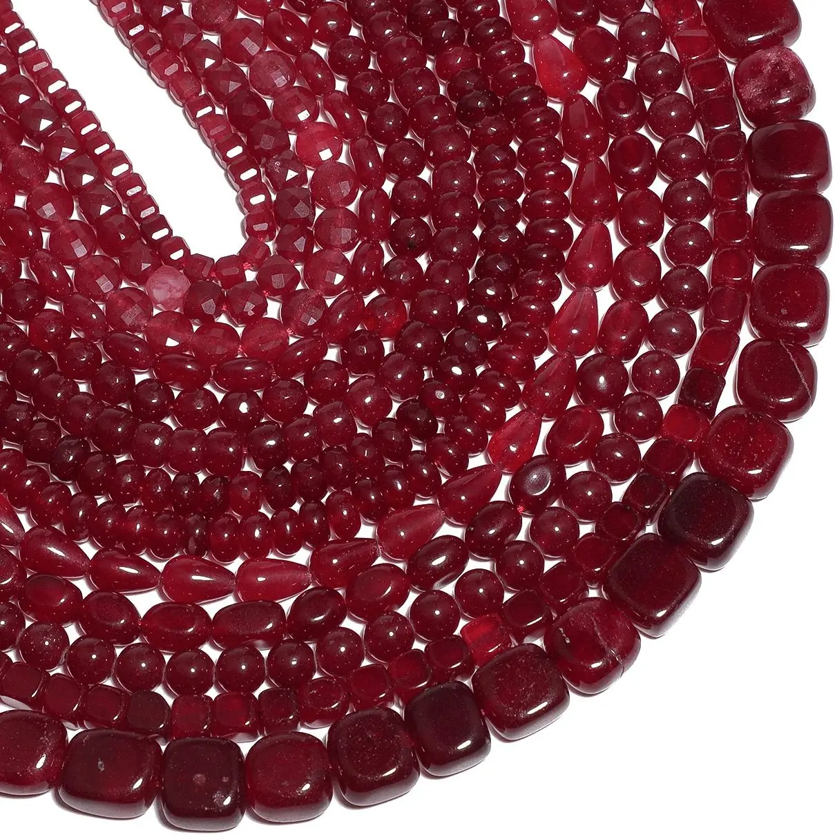 Natural Chalcedony Beads for DIY Jewellery Making