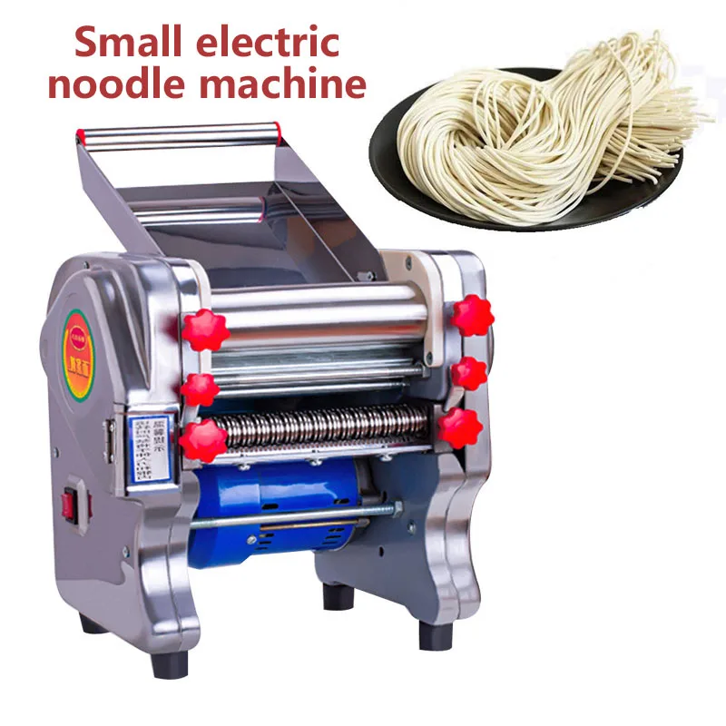 Pasta Dumpling Maker Machine Upgrade-Full Stainless Steel Electric Noodle Machine For Commerical Home Manual Dough Laminator Bar