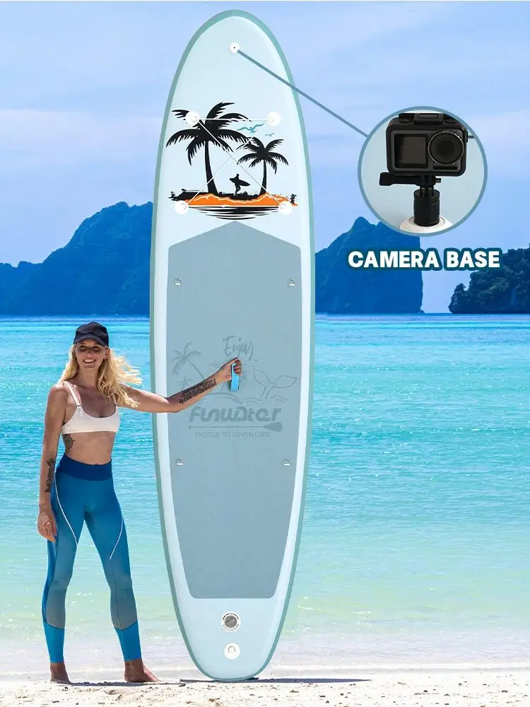 FunWater Stand Up Paddle Board Opblaasbaar Paddleboard Surfplank Surf Sup Board Antislip Watersport Paddleboard - afbeelding 2