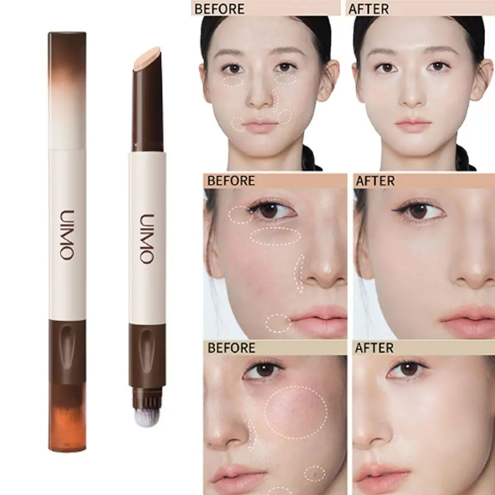 

Invisible Pores Concealer Pen Long Lasting Smear-Proof Brightening Pen Light Texture Moisturizing Brush Concealer