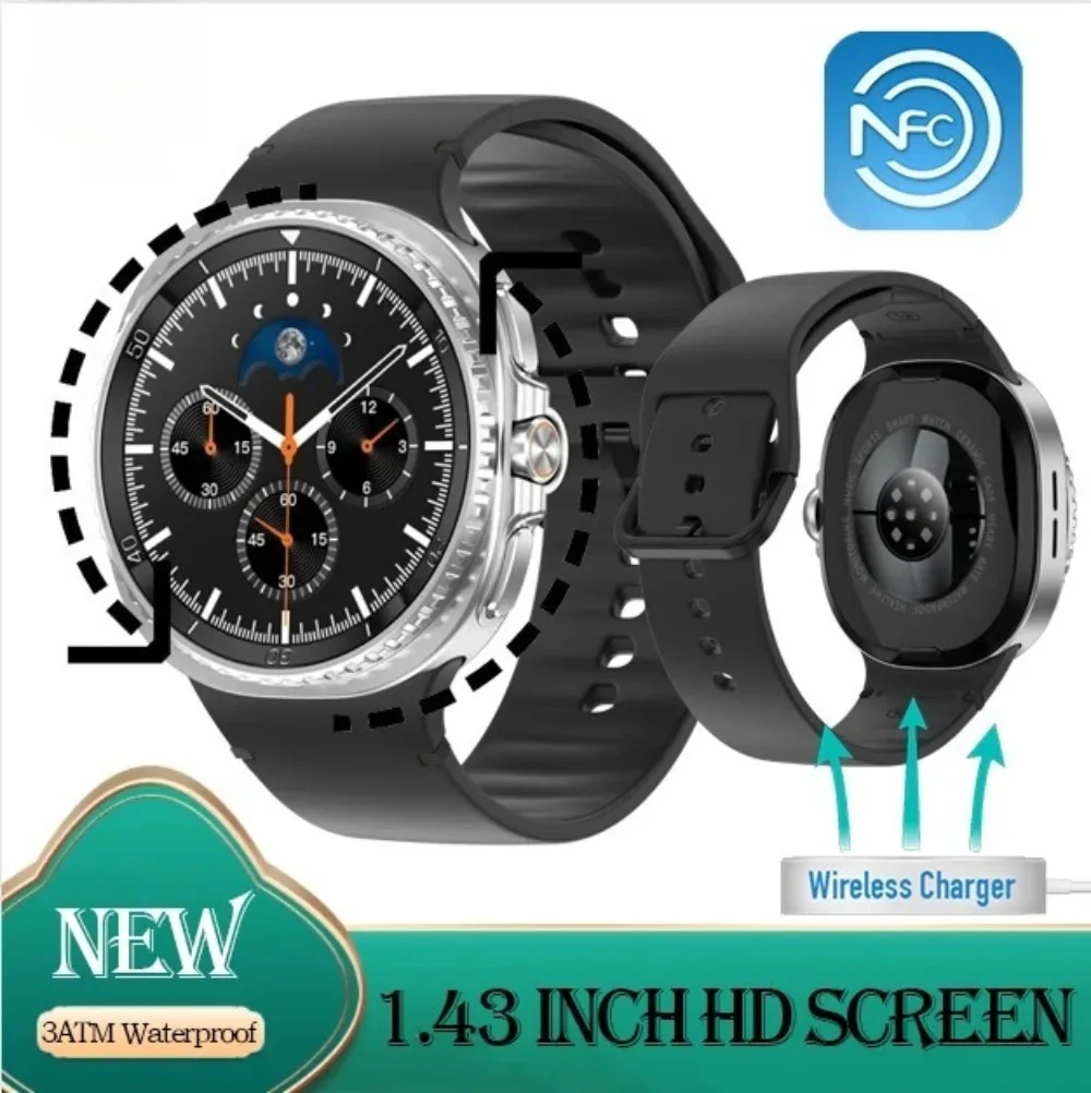 Weather Smart Watch Blue Tooth Call Watches Heart Rate Waterproof SmartWatch Voice Assistant NFC Sport Fitness Music Bracelet