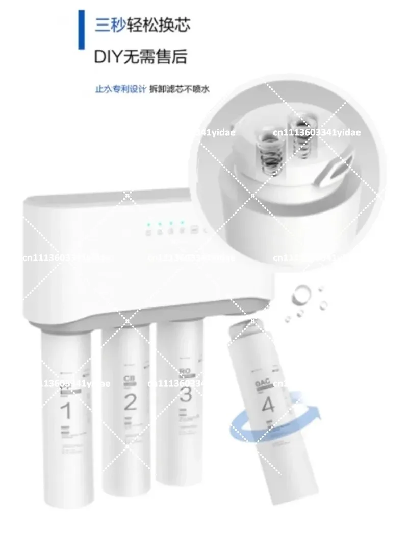 Household Water Purifier Reverse Osmosis Filtration System Direct Drinking Pure Water Tap Water Filter