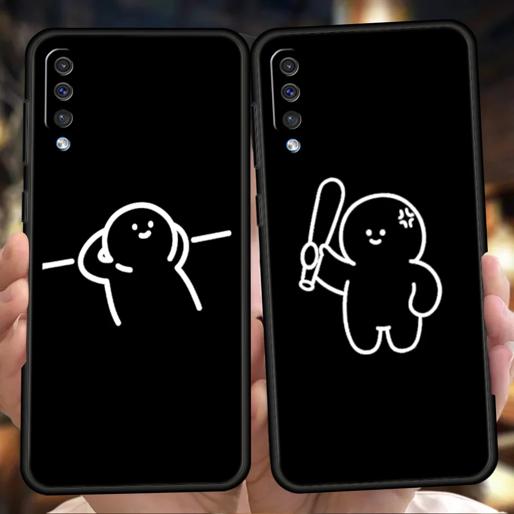 Funda de teléfono de dibujos animados Matchman, carcasa de silicona para Samsung Galaxy A24, A13, A53, A73, A33, A22, A12, A02, A03, A05, A70, A50, A10, A20, 5G