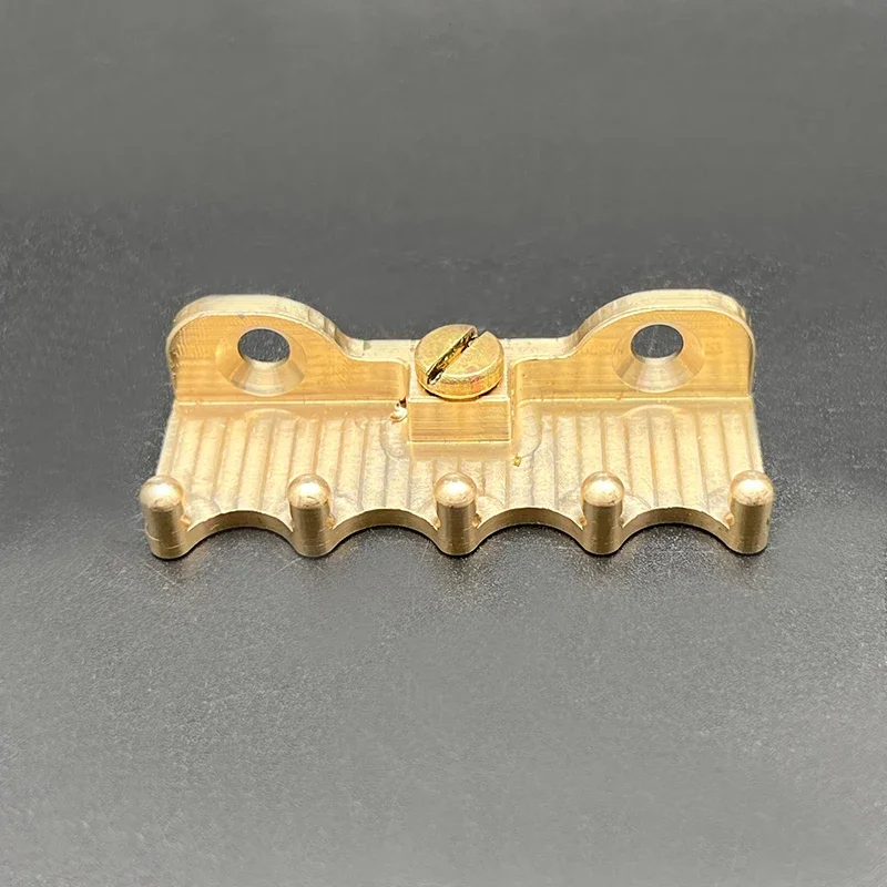 CNC Precision Engineered Ultra Heavy Duty Full Brass 49.5x19mm Electric Guitar Tremolo Claw for ST/FR Tremolo Bridge System