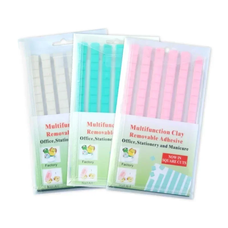 Wiederverwendbares klebriges Gel für die Nagelkunstübungen, Maniküre-Werkzeuge mit falschen Spitzen, Nagelkleber-Kleber-Ton