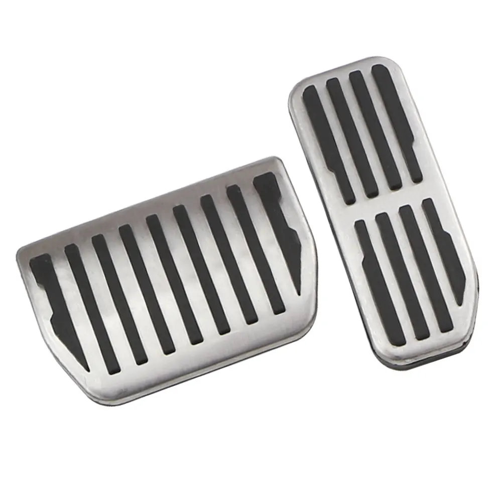 Stainless Steel Car Pedals Gas Brake Foot Pedal Rest Pedales Pad for Jaguar XE XF F-Pace F Pace 2015 2016 2017 2018