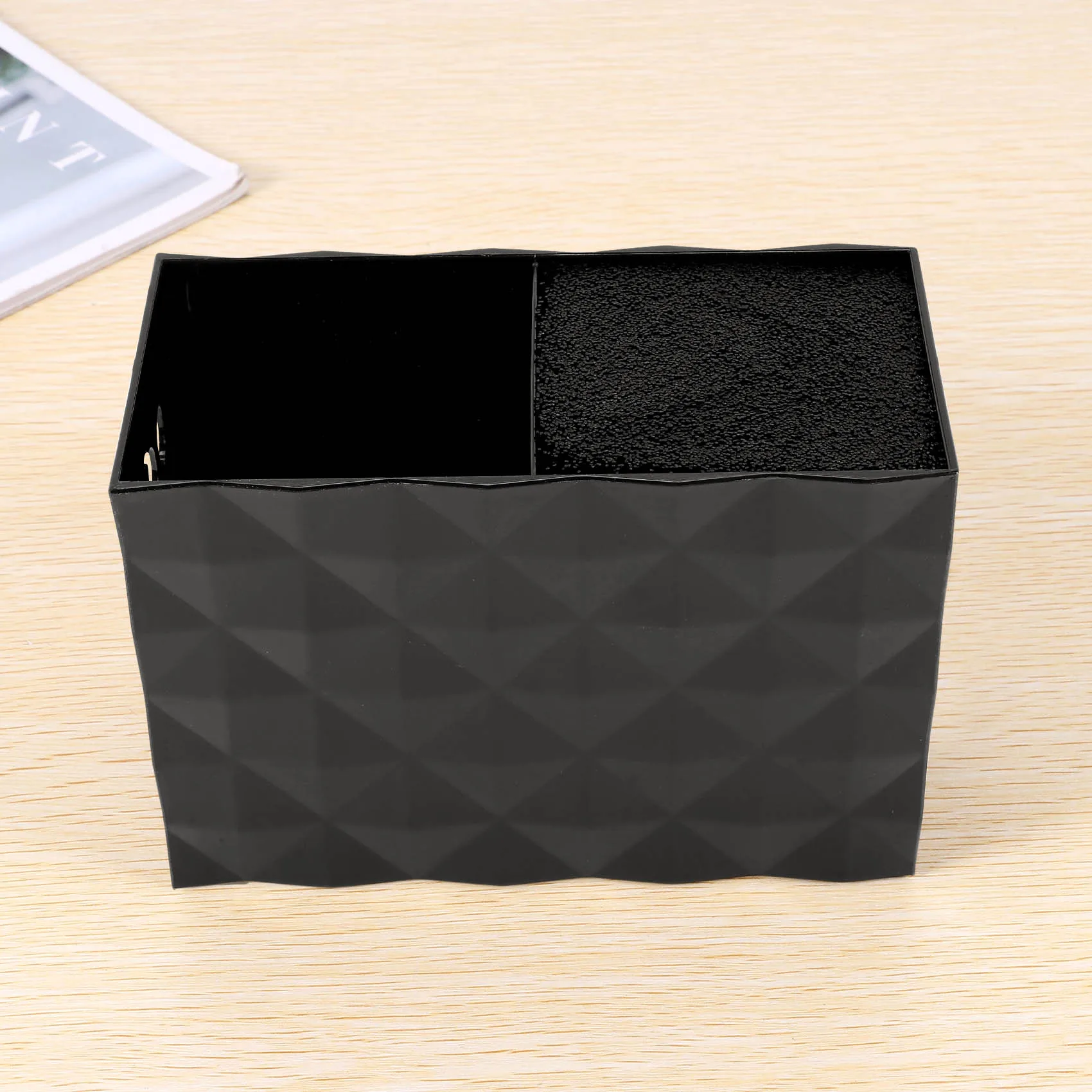 A44U Professional Salon Shear Holder For Stylist Scissors Rack Holder Case Hair Clips Storage Box Hairdressing Combs Organizer