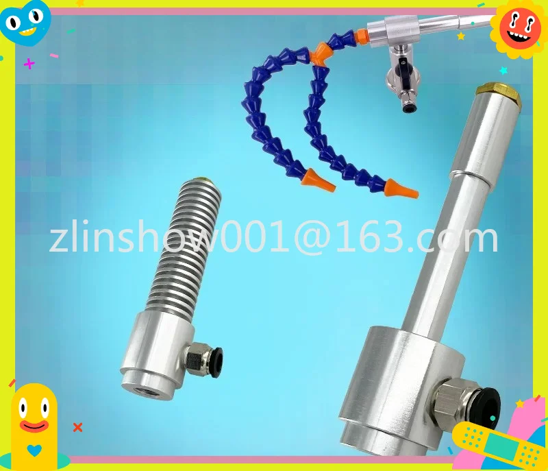 Vortex tube, ultrasonic cooling, chassis cooler, air gun vortex cooling