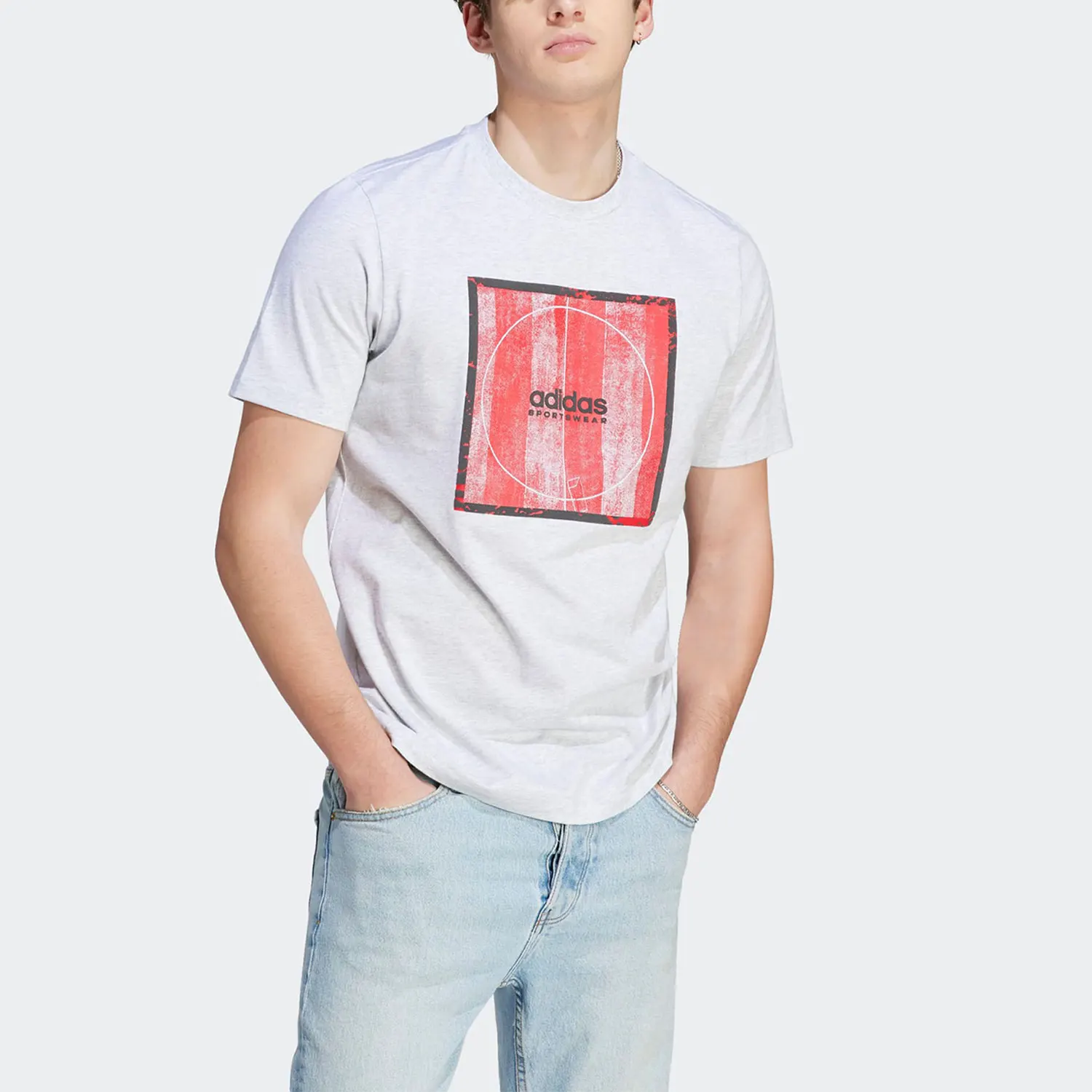 

Adidas TIRO BOX G T Мужская повседневная спортивная футболка с коротким рукавом II5878