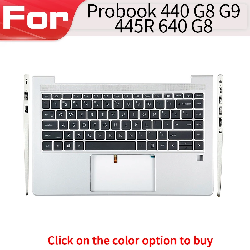 

Silver New Repalce Cover For Probook 440 445 640 645 G8 G9 Laptop Housing Case Backlight US Keyboard