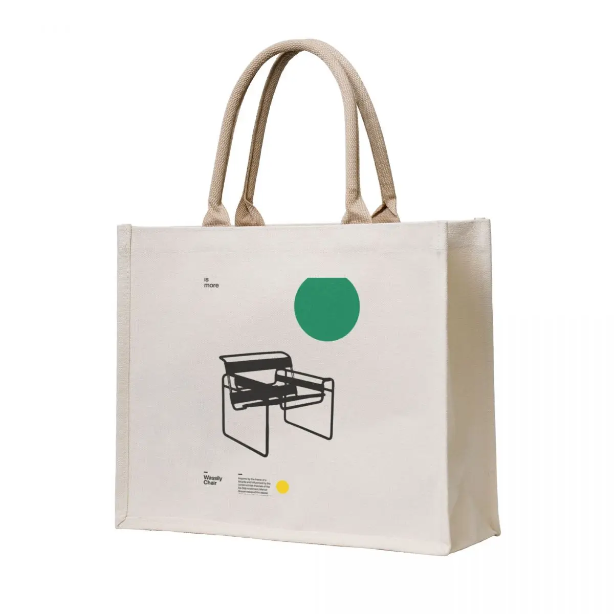 

Wassily Chair, Marcel Breuer, Minimal Furniture Bauhaus Design Tote Bag Canvas bag for women Beach bag sac pour femme