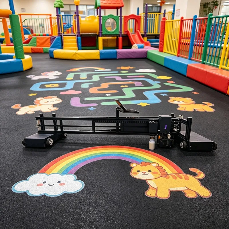 Large Format UV Wall Printer, Automatic Mural Printing Equipment for Commercial Buildings and Public Spaces