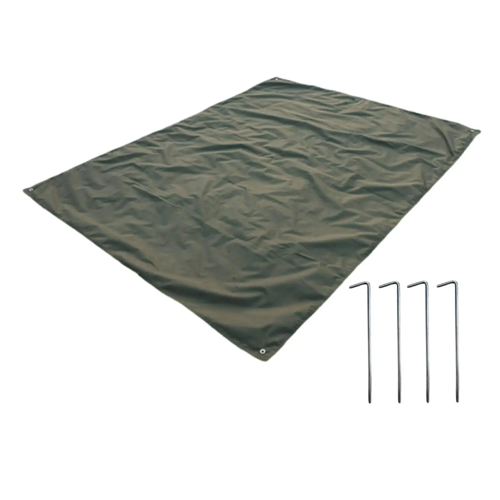 Durable Tent Footprint Waterproof Camping Tarp Survival Ground Mat for Backpacking Travel Gear