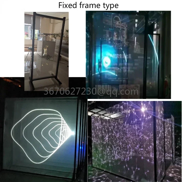 Stage Projection Screen Fabric Projection Holographic Mesh 3mx2m 5mx3m