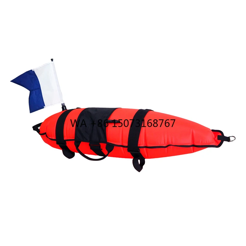 

DPR Brand Large Atmosphere Flat Buoys Inflatable Spearfishing Float With Flag