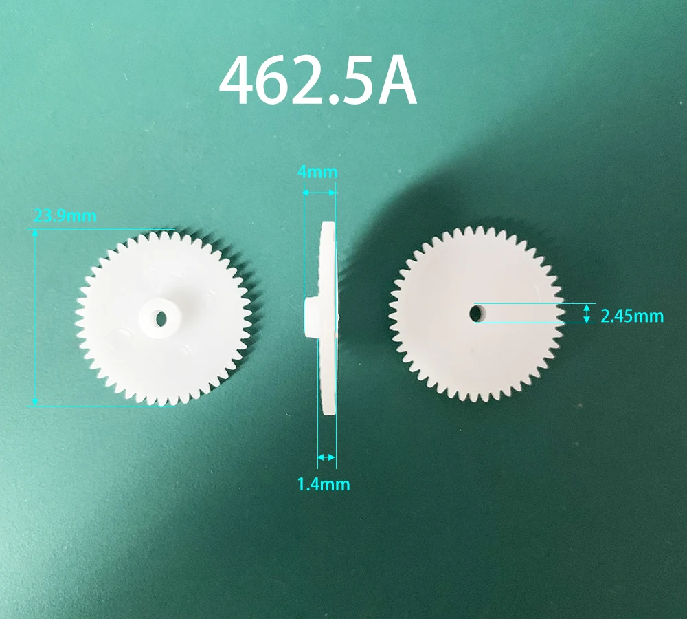 443A Dày 0.5M 23MM GEAR Mô Đun 0.5 44 Răng 3MM Lỗ Bánh Răng Nhựa Đĩa Phụ Kiện Đồ Chơi 10 cái/lốc