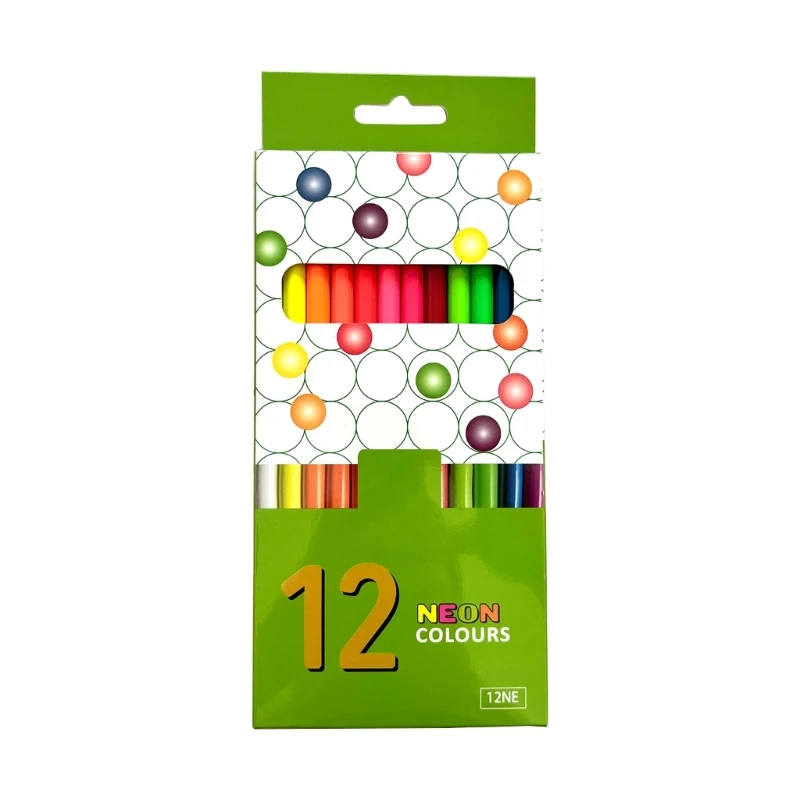 12Pcs ColorfulPencil Coloring Pencil for Kid Student Coloring Book Drawing,