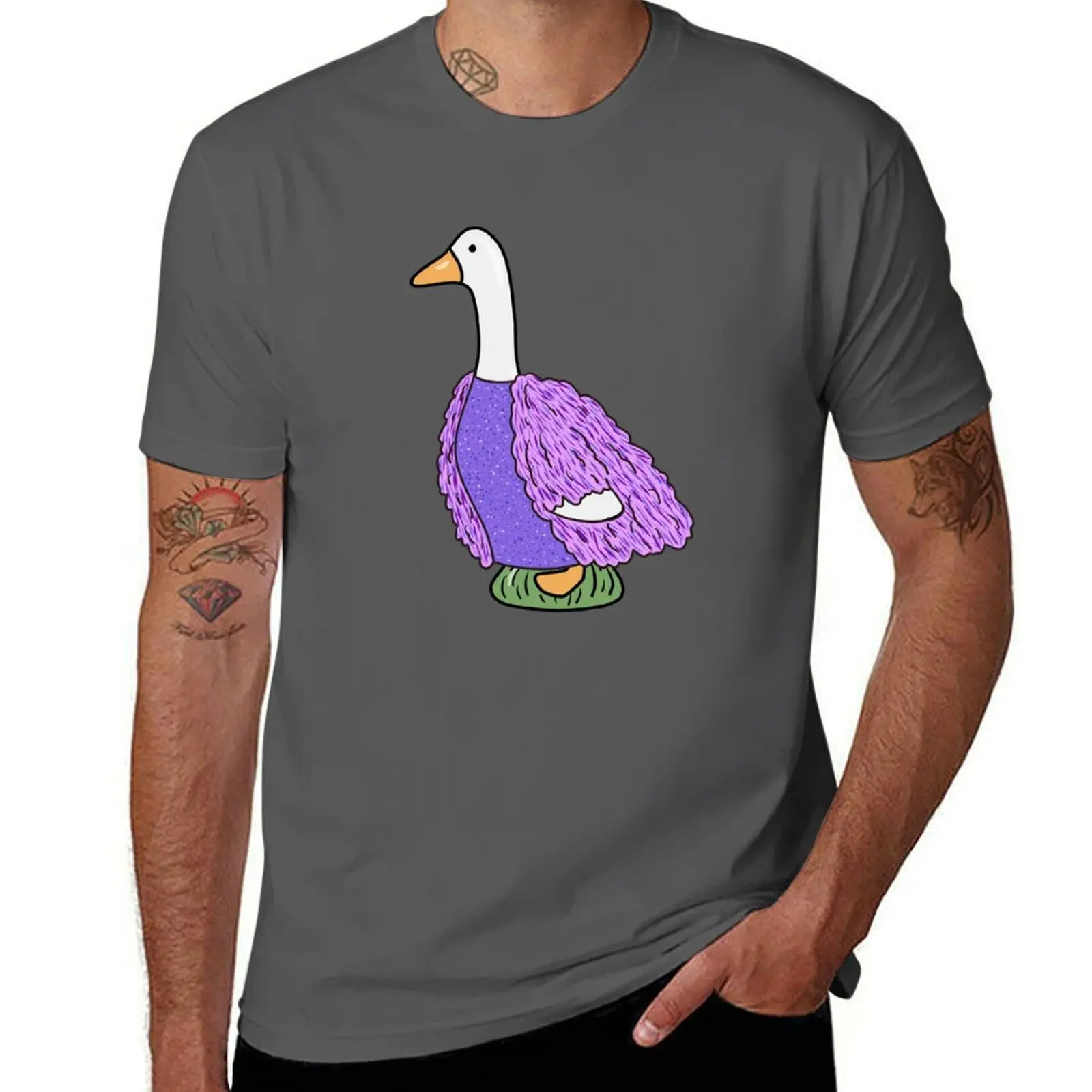 

09 Goose T-Shirt black cotton t-shirt plain for man package funny t shirts dark humor man t shirts for men casual T-Shirt