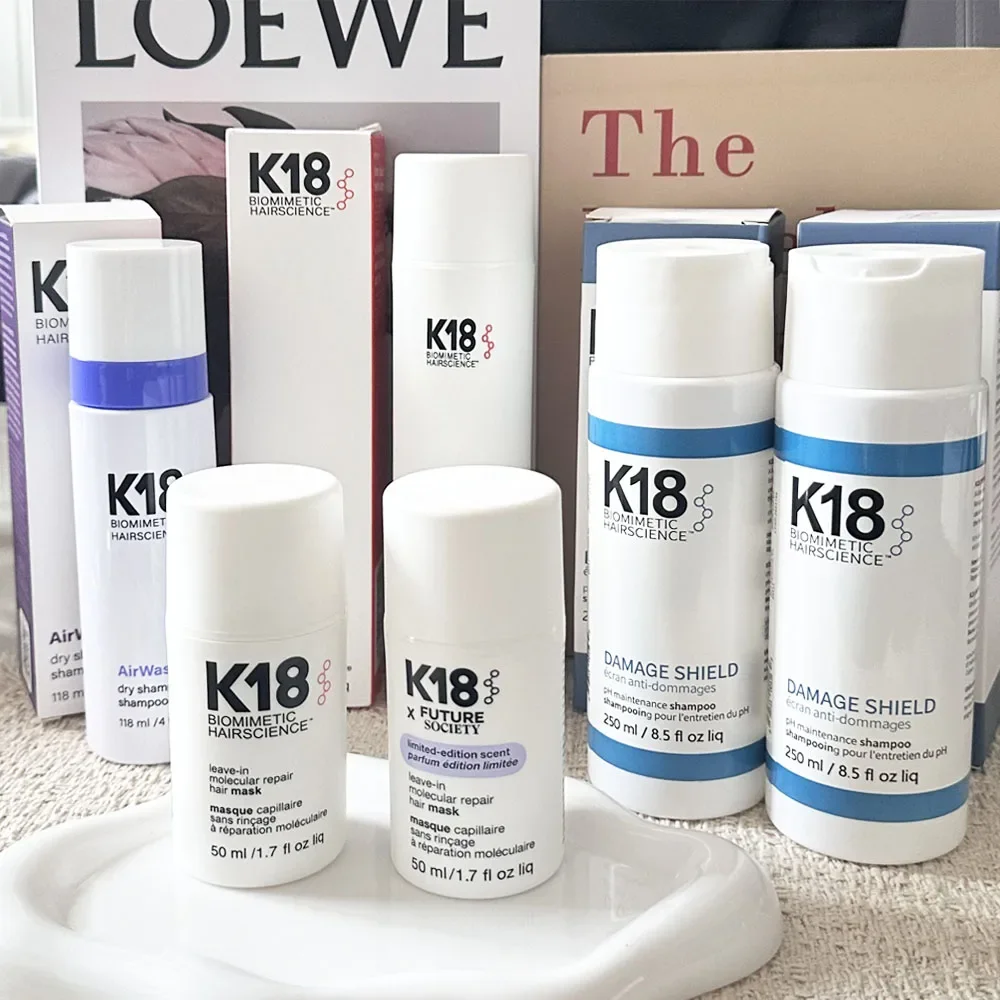 K18 Hair Care Products DAMAGE SHIELD PH-optimized Protective Shampoo & Leave-in Molecular Repair Hair Mask Shampoo Hair Care